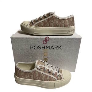 Christian Dior WalkNDior Monogram Sneakers 35 Pink